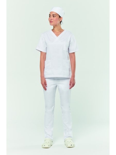 Pantaloni estetista o sanitari da donna personalizzati WK Designed To Work Care Line