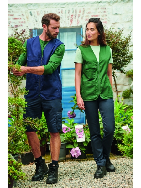 Gilet multitasche personalizzabile WK Designed To Work