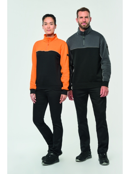 Felpa unisex ecosostenibile personalizzata WK Designed To Work
