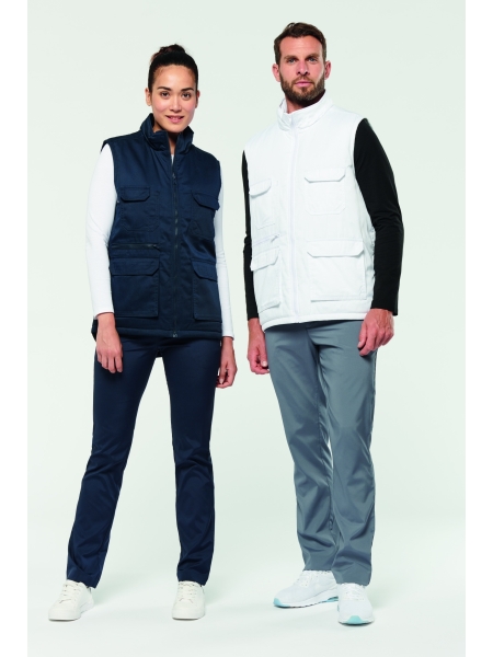 Gilet con cerniera professionale WK Designed To work