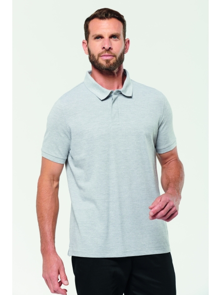 Polo da uomo personalizzata WK Designed To Work con automatici