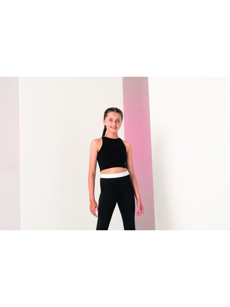 Top bambina corto personalizzato Skinni fit