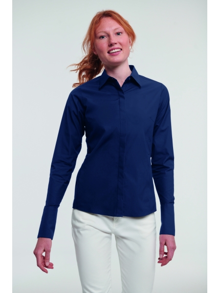 Camicia da donna personalizzata Russell Ultimate Stretch