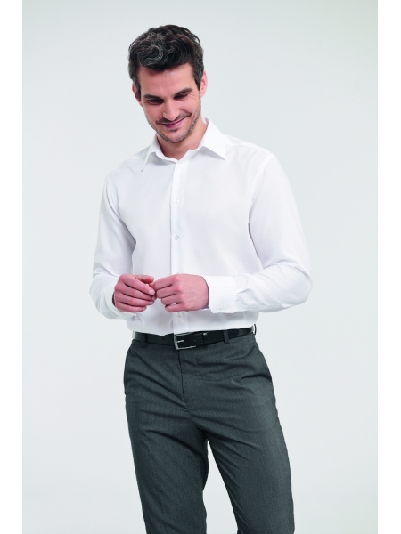 Camicia da uomo personalizzata Russell no-stiro taglio sartoriale