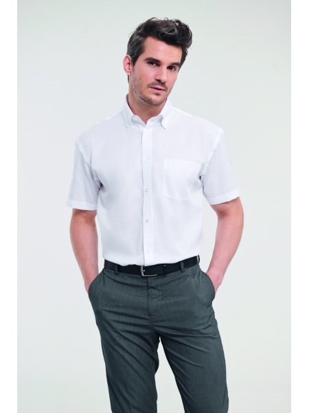 Camicia da uomo personalizzata Russell no-stiro