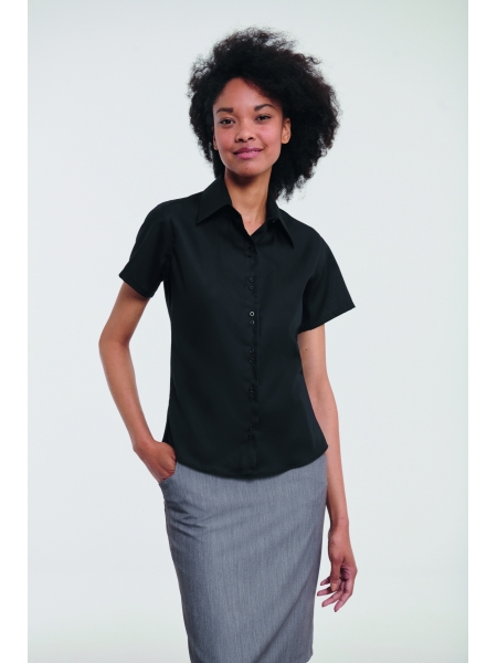 Camicia da donna personalizzata Russell no-stiro