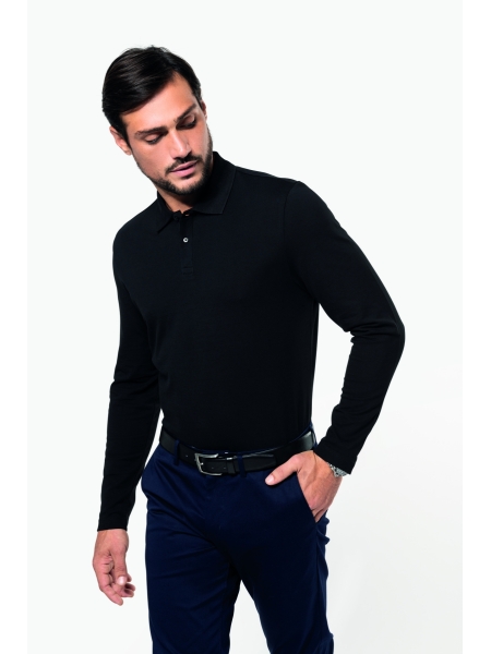 Polo da uomo personalizzata Kariban Premium Supima®