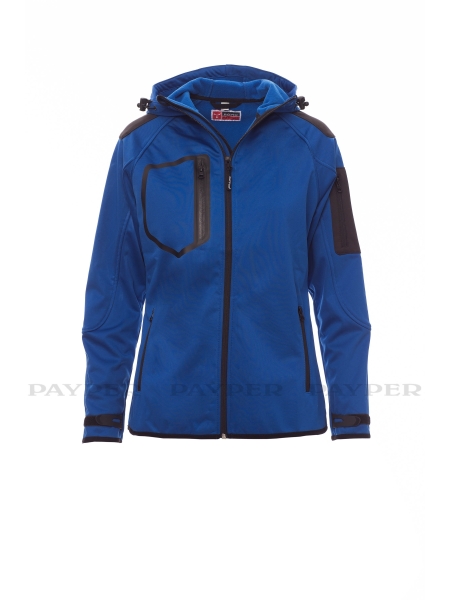 Giacca soft shell donna multitasche Extreme Lady PAYPER 280 gr