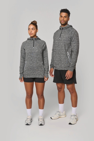Felpa unisex mezza zip 200 g/m² personalizzabile Proact