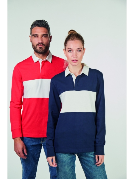 Polo rugby maniche lunghe personalizzate Proact