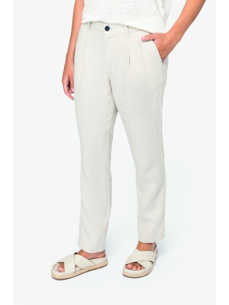 Pantalone lino donna personalizzato Native Spirit