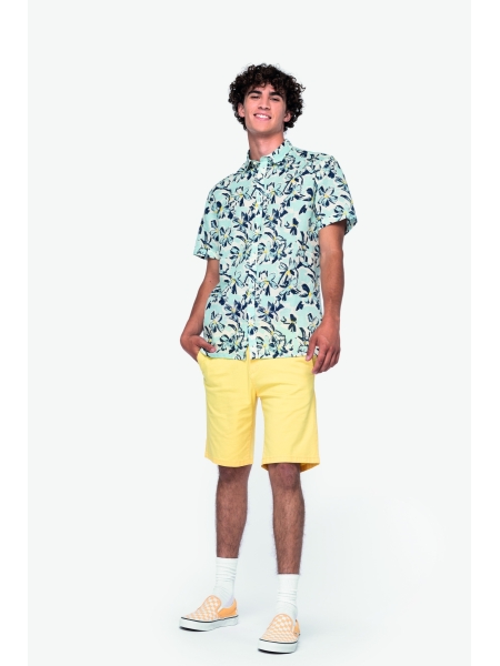 Camicia da uomo personalizzato Native spirit con stampa vegetale