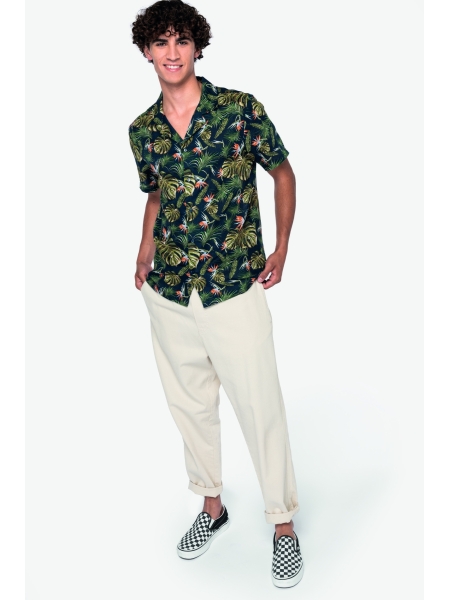 Camicia lino e cotone per uomo Native Spirit