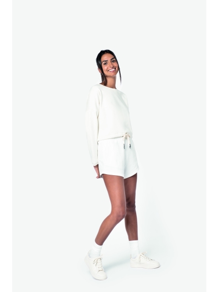 Felpa oversize donna personalizzata Native Spirit taglio crop