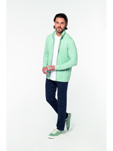 Felpa con ricamo personalizzato Native spirit con collo alto