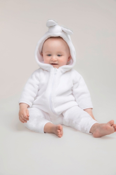 Tutina da neonato da coniglietto 280 g/m² personalizzabile Larkwood