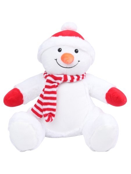 Peluche pupazzo di neve con zip Mumbles