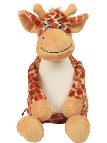 Peluche giraffa con zip Mumbles