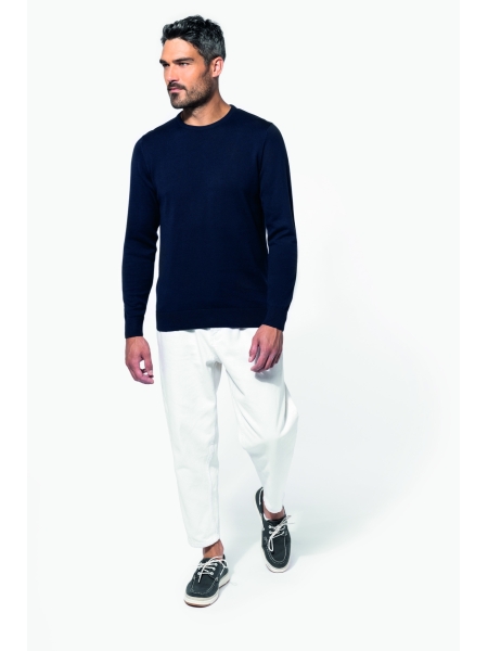 Maglione acrilico e cotone da uomo personalizzabile Kariban Corporate