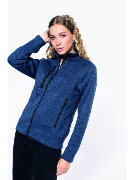 Giacca manica raglan da donna personalizzata Kariban full zip