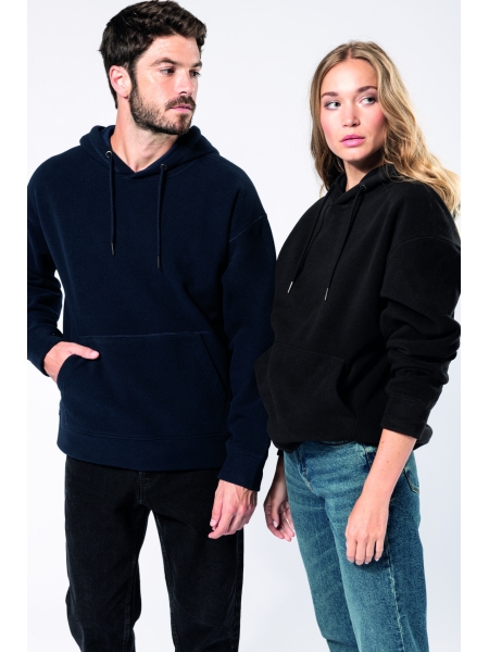 Felpa unisex personalizzata Kariban oversize con cappuccio