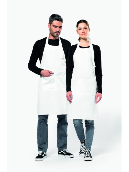 Grembiuli con pettorina personalizzati unisex Kariban Hospitality