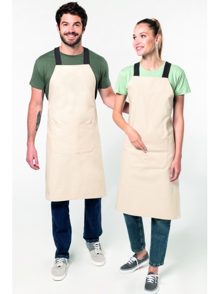 Grembiule unisex in cotone biologico Kariban