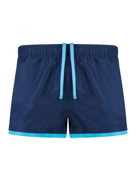 Costume boxer uomo bicolore in tessuto idrorepellente