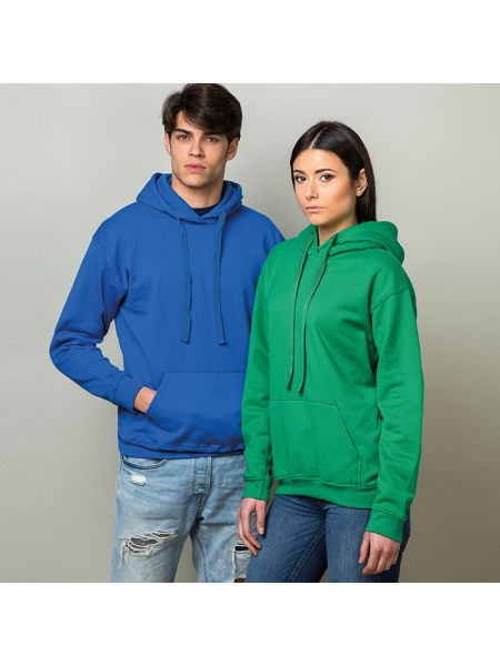 Felpa personalizzata unisex in poliestere e cotone Fusion