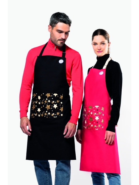 Grembiule unisex Kariban - Motivi di Natale Made in Europe