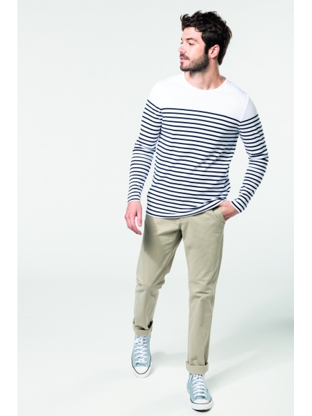 Pantaloni personalizzabili cotone uomo Kariban Chino Sailing
