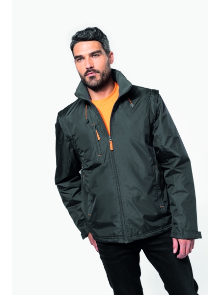 Giubbino interno pile da uomo personalizzato Kariban Parka 3 in 1