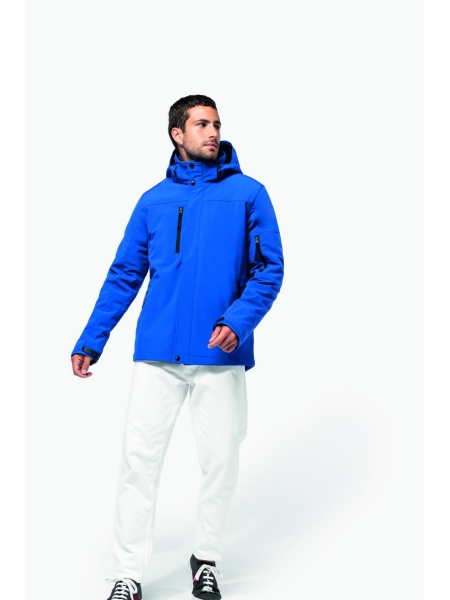 Giubbino parka da uomo in softshell personalizzato Kariban