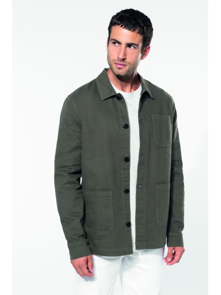 Giacca cotone uomo personalizzata Kariban worker