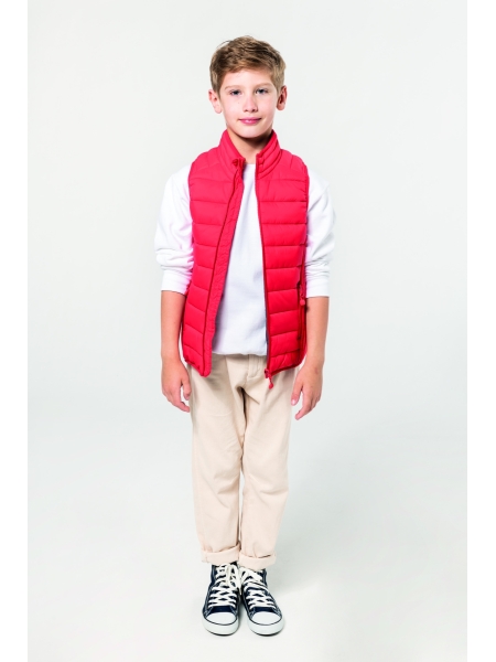 Gilet da bambino personalizzato Kariban Piumino