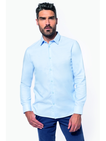 Camicie a maniche lunghe da uomo Kariban Corporate Oxford