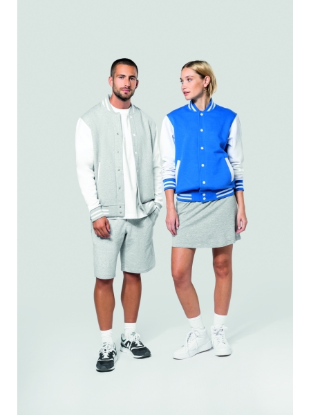 Giubbino college unisex personalizzato Kariban Teddy