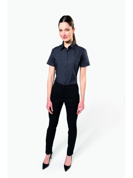 Camicia manica corta donna personalizzata Kariban Corporate