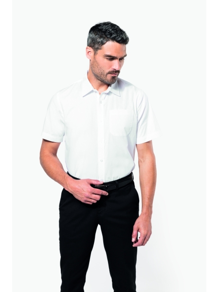 Camicie da ufficio uomo personalizzate Kariban in popeline Corporate