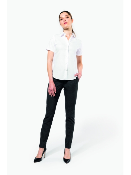 Camicia manica corta donna personalizzata Kariban no stiro