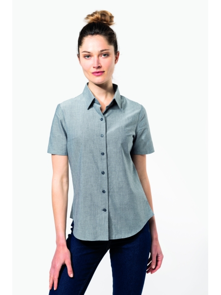 Camicie maniche corte donna personalizzate Oxford Corporate