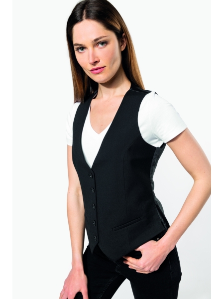 Gilet donna da lavoro personalizzato Kariban Hospitality