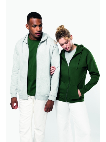 Felpe con cappuccio stampa personalizzata Kariban Basic+ full zip