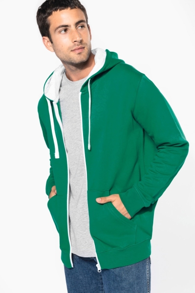 Felpe con cappuccio e zip personalizzate Kariban full zip