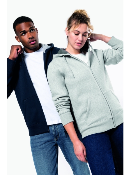 Felpe con cappuccio da stampare unisex Kariban full zip