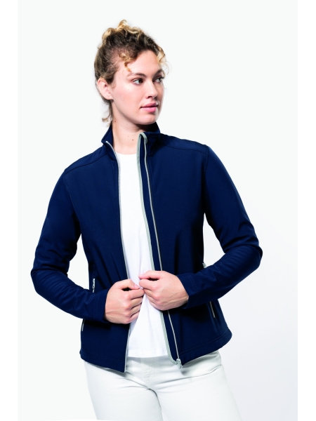 Giacche softshell donna personalizzate Kariban
