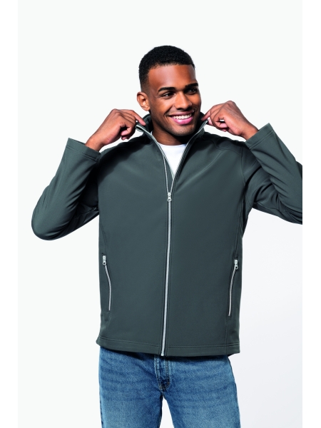 Giacca con zip uomo personalizzata Kariban 2 strati