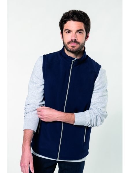 Gilet in softshell 2 strati da uomo personalizzato Kariban