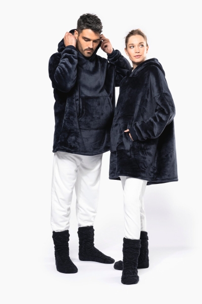 Plaid poncho oversize unisex 385 g/m² personalizzabile Kariban