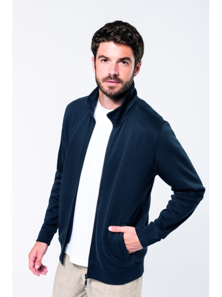 Felpe da personalizzare con logo da uomo personalizzate Kariban full zip